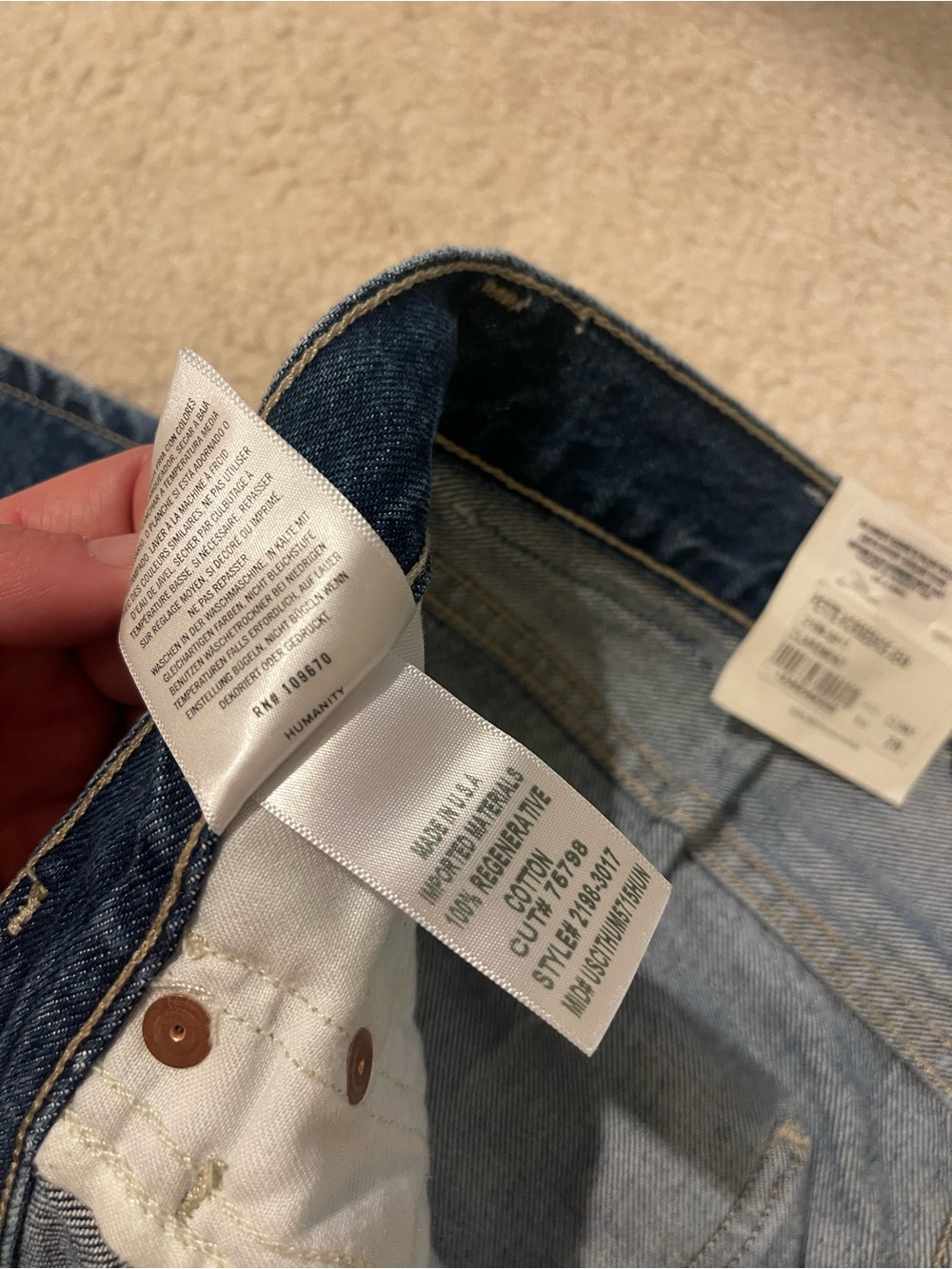 NWT Citizens Of Humanity Petite Horseshoe Jean - Picture 6 of 8